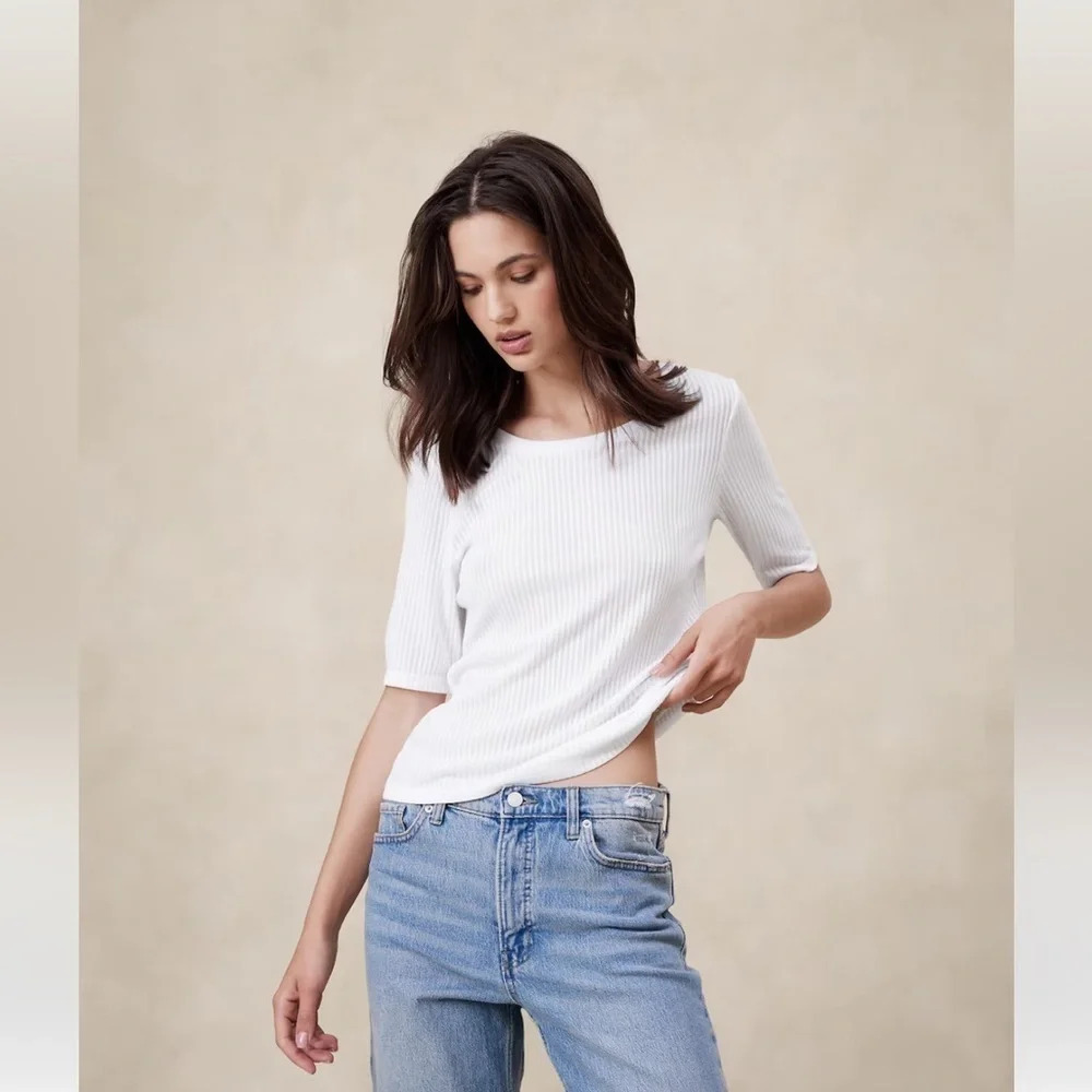 Banana republic women’s Ladder ribbed top